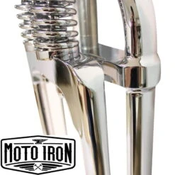 Moto Iron Springer Front End For Harley-Davidson Frames W/ 1" Neck -Maxima Store chrome motoiron1 3