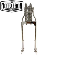 Moto Iron Springer Front End For Harley-Davidson Frames W/ 1" Neck -Maxima Store chrome motoiron2 3