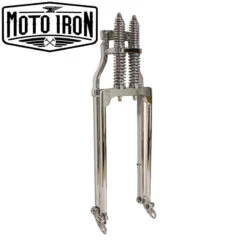 Moto Iron Springer Front End For Harley-Davidson Frames W/ 1" Neck -Maxima Store chrome motoiron3 3
