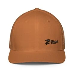 Flex Fit Closed-Back Trucker Cap - Duck Brown
