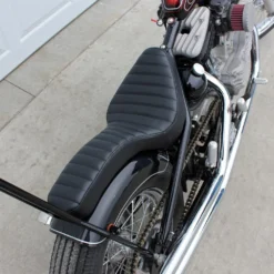 TC Bros. Hardtail Rigid Cobra Seat Black Pleated -Maxima Store cobrapleated2