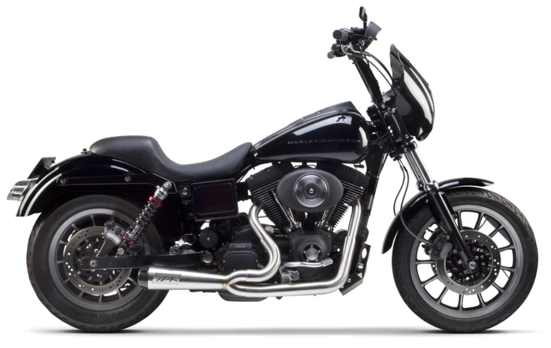 Two Brothers 2 Into 1 Stainless Exhaust System For Harley Dyna Models 1999-2005 4 Two Brothers 2 Into 1 Stainless Exhaust System For Harley Dyna Models 1999-2005 - Image 2