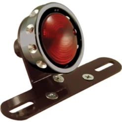 Black Vintage Drilled Tail Light