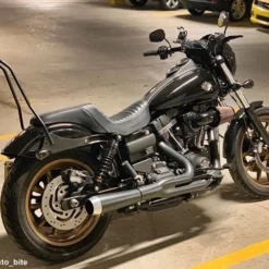 TC Bros. Dyna 06-17 Kickback Sissy Bar Black -Maxima Store dyna4 1