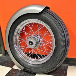 6-1/4" Wide Spun Steel Chopper & Bobber Fender By TC Bros Choppers -Maxima Store fender 2 crop