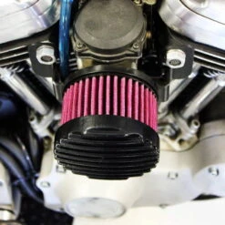 TC Bros. Finned Black Air Cleaner S&S Super E & G Carbs -Maxima Store finned black3 1