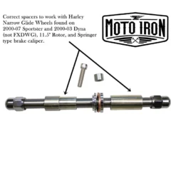 Moto Iron Wishbone Springer Front End For Harley-Davidson Sportster And Dyna 1991-2022 -Maxima Store img 4080 4