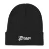 Script Classic Beanie - Black -Maxima Store knit beanie black front 660ab868971c2