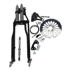 Springer Front End Kit Harley Davidson 2018-2021 M8 Softail Standard & Street Bob Stock Length Black -Maxima Store m8springer1