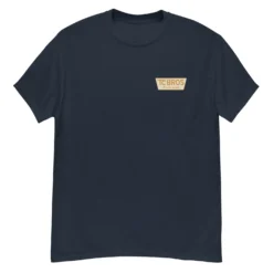 Genuine Quality - Navy Tee -Maxima Store mens classic tee navy front 66056249426c6