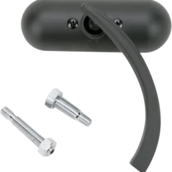 Arlen Ness Mini Oval Mirror -Black Right