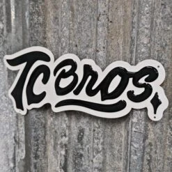 TC Bros. Metal Shop Sign - Stamped Aluminum