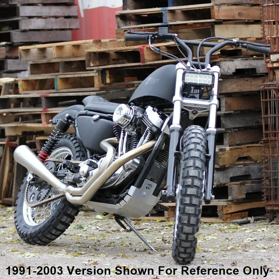 TC Bros. Sportster Skid Plate 2004-2020 Models - Black 4 TC Bros. Sportster Skid Plate 2004-2020 Models - Black - Image 2