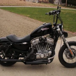 Burly Slammer 10.5" Shocks For Harley Davidson Sportster XL 2004-2015 - Black -Maxima Store sportylow2