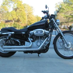 Burly Slammer 10.5" Shocks For Harley Davidson Sportster XL 1988-2003 - Black -Maxima Store sportylow 1