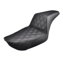 Saddlemen Step-Up Seat For 04-05 Dyna Models - Black Front Diamond Stitch
