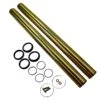 Gold Titanium Nitride Coated Fork Tubes "Stock Length" 49mm For FXD/FXDWG Dyna Wide Glide -Maxima Store stock gold 49mm 1