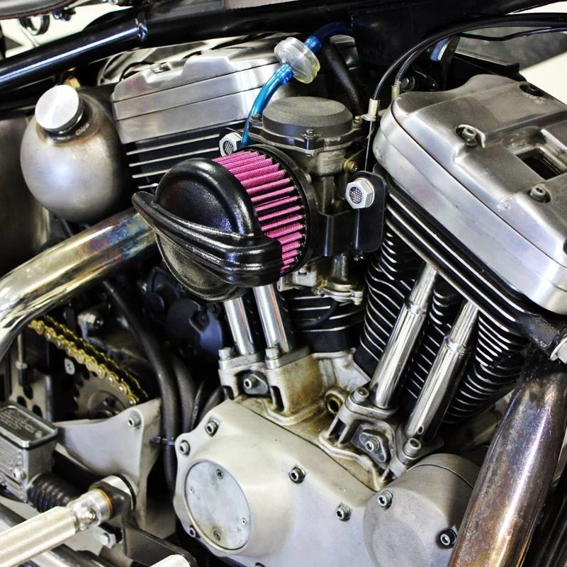 TC Bros. Streamliner Black Air Cleaner HD CV Carbs & EFI 9 TC Bros. Streamliner Black Air Cleaner HD CV Carbs & EFI - Image 7