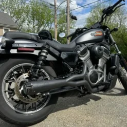 Two Bros. Comp S Black 2 Into 1 Exhaust For Harley Nightster RH975 2022-UP -Maxima Store tbr1