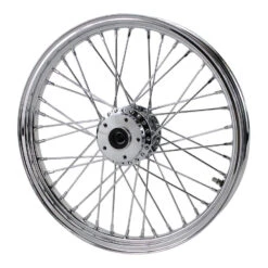 Chrome Rear Scrambler Wheel 40 Spoke 18"x 2.5" Fits Sportster 1982-2003