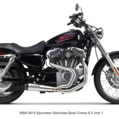 Two Brothers 2 Into 1 Stainless Exhaust System For Harley Sportster Models 2004-2017 -Maxima Store twobros2