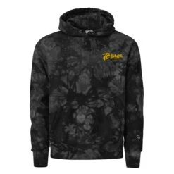 TC Bros./Champion Script Tie-Dye Hoodie - Black -Maxima Store unisex champion tie dye hoodie black front 660c0ba5867f6