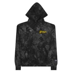 TC Bros./Champion Script Tie-Dye Hoodie - Black -Maxima Store unisex champion tie dye hoodie black front 660c0ba6009e2