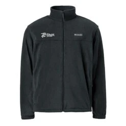 TC Bros./Columbia Fleece Zip Jacket - Black -Maxima Store unisex columbia fleece jacket black front 660aef91b5a6f
