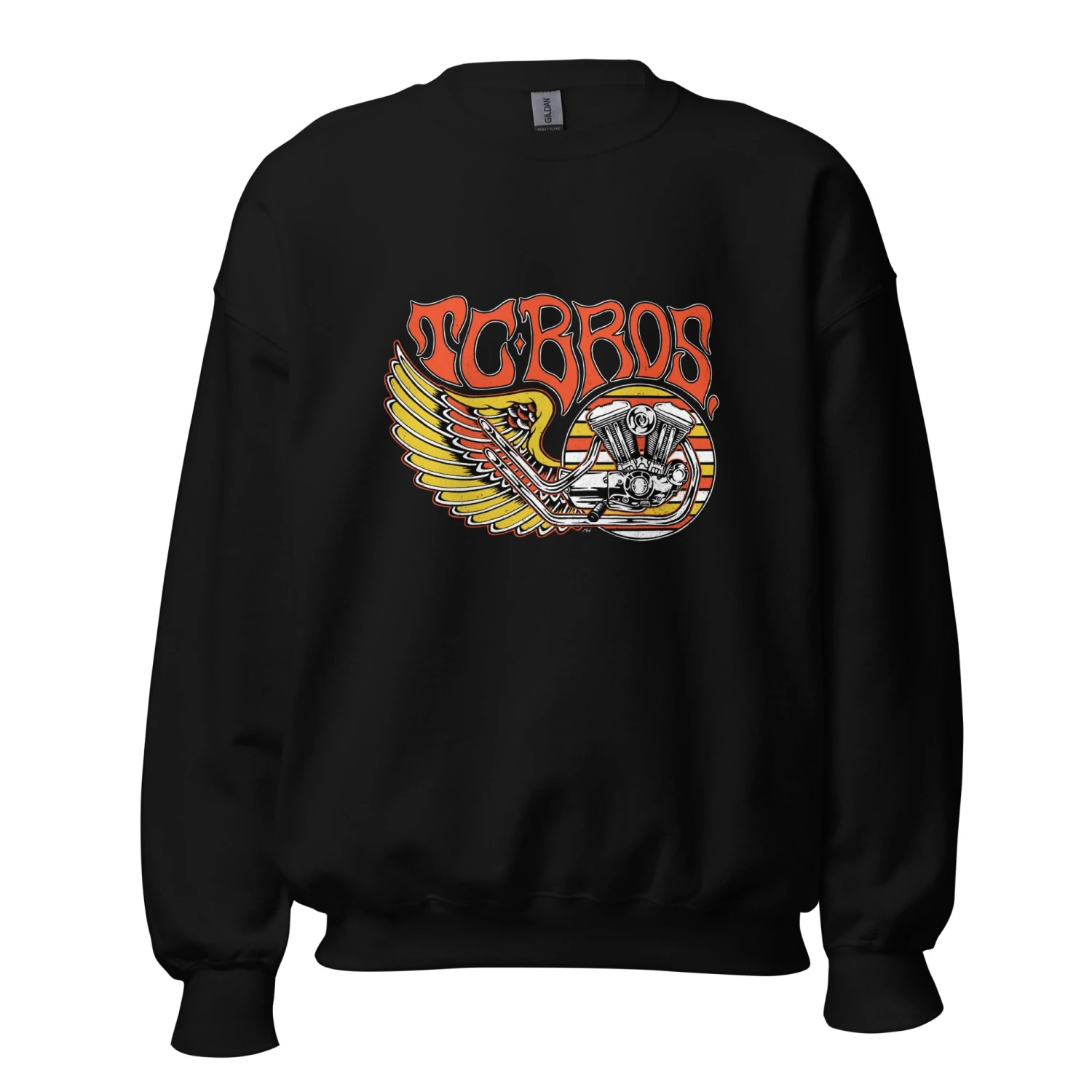 Wing Crewneck Sweatshirt - Black 6 Wing Crewneck Sweatshirt - Black - Image 4