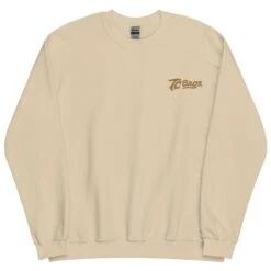 TC Bros. Script Crewneck Sweatshirt - Sand 11 TC Bros. Script Crewneck Sweatshirt - Sand -Maxima Store unisex crew neck sweatshirt sand front 660c18240965d