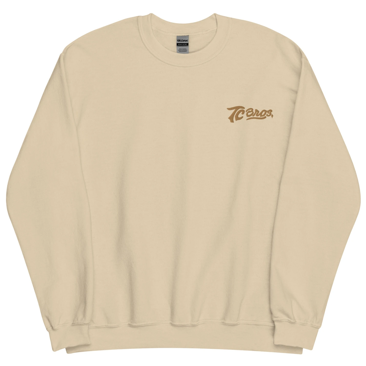 TC Bros. Script Crewneck Sweatshirt - Sand 7 TC Bros. Script Crewneck Sweatshirt - Sand - Image 5