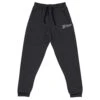 Script Joggers - Black Heather/Gray -Maxima Store unisex joggers black heather front 660c01a4ad6ab