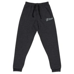 Script Joggers - Black Heather/Gray