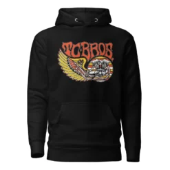 Wing Hoodie - Black -Maxima Store unisex premium hoodie black front 660d8f112a6fb
