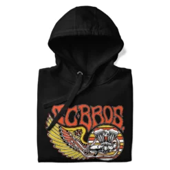 Wing Hoodie - Black -Maxima Store unisex premium hoodie black front 660d8f112ad5b
