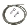 Moto Iron Stainless Braided Brake Line Kit - Cut-To-Fit -Maxima Store universal motorcycle brake line