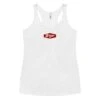 Shield - Women's Racerback Tank - Vintage White
