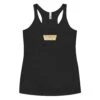 Genuine Quality - Women's Racerback Tank - Vintage Black -Maxima Store womens racerback tank top vintage black front 660570b8c5f4b