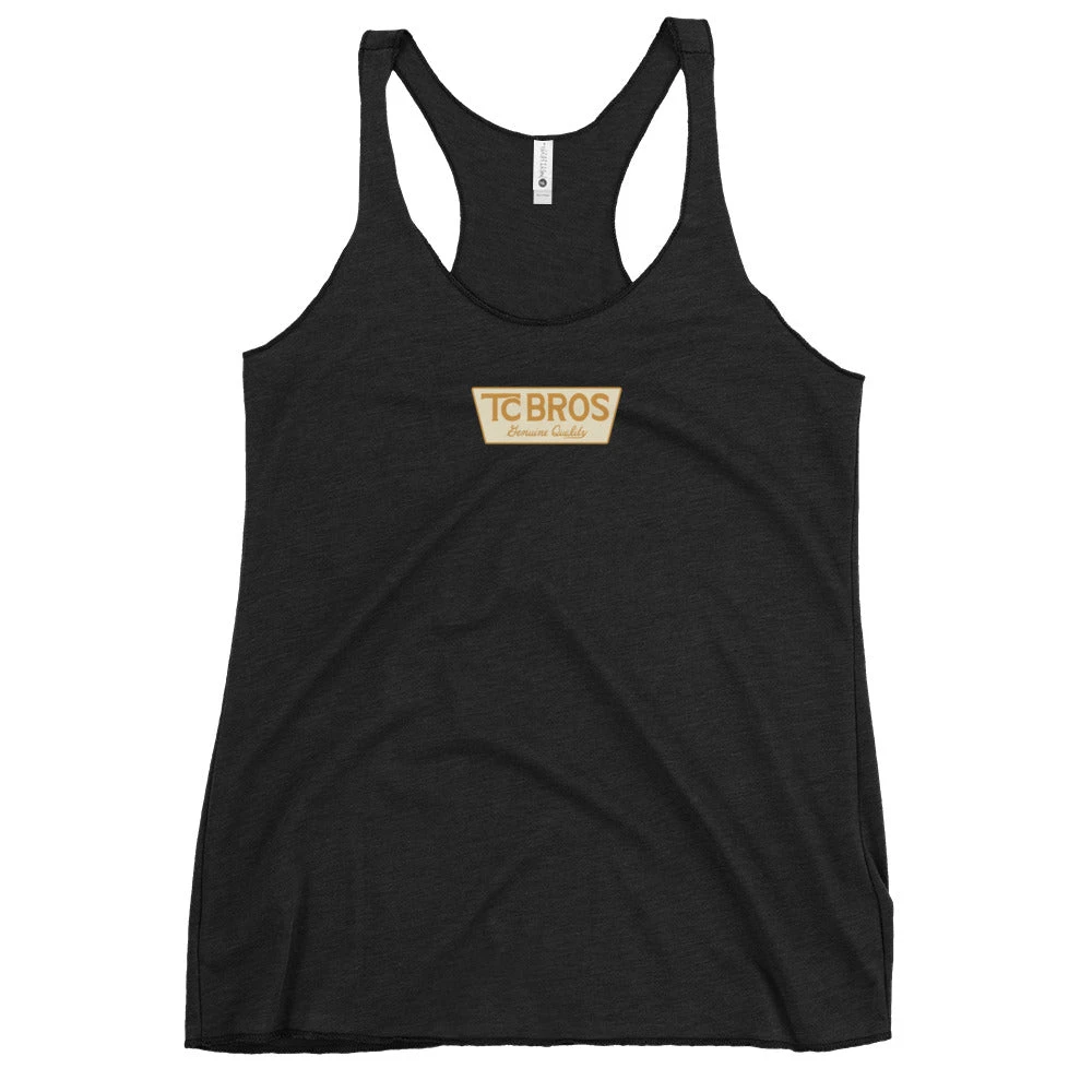 Genuine Quality - Women's Racerback Tank - Vintage Black 5 Genuine Quality - Women's Racerback Tank - Vintage Black - Image 3