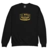 Youth Crewneck Sweatshirt - Winged Wheel - Black/Gold